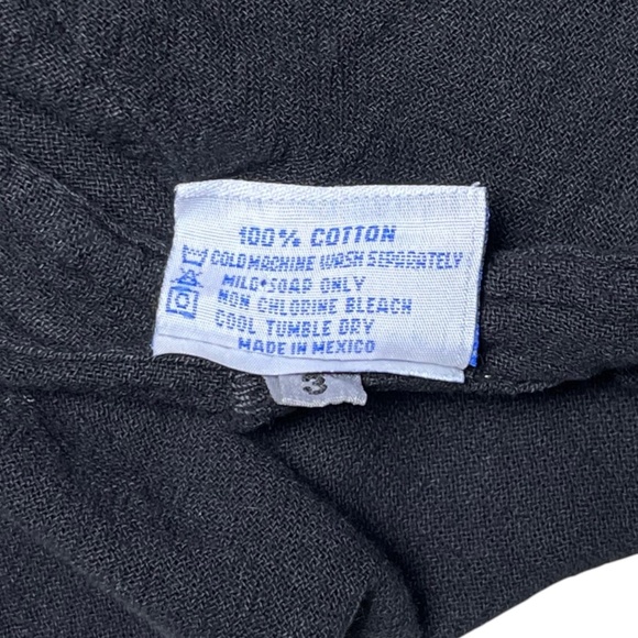 OH MY GAUZE! Size 3 XXL Tunic Top Black Cold Shoulder Square Neck Asymmetric Hem - Picture 7 of 8